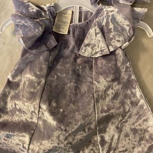 Velvet baby girl dress